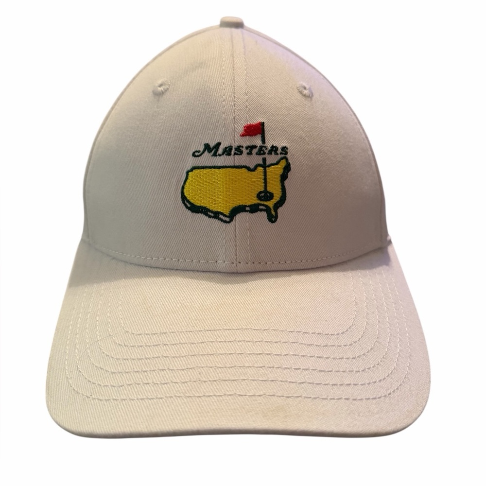 Masters Tournament White Snapback Hat Augusta Golf Logo
